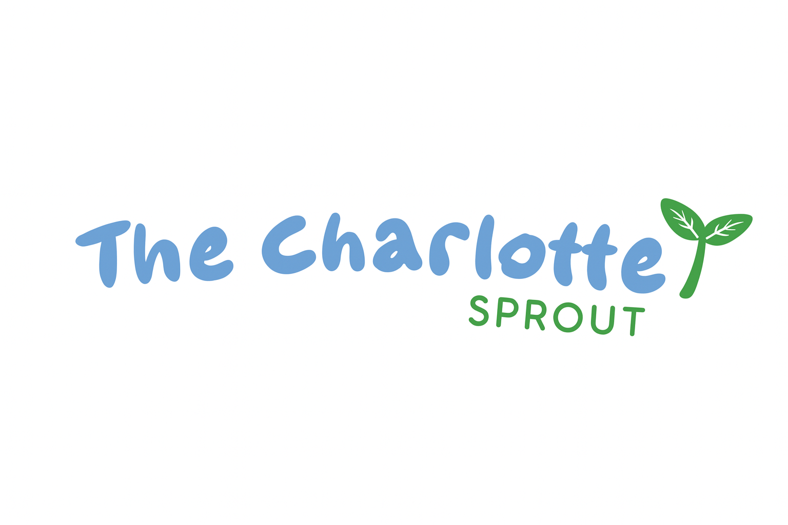 The Charlotte Sprout logo – a soft, modern design featuring a green sprouting leaf next to the name
